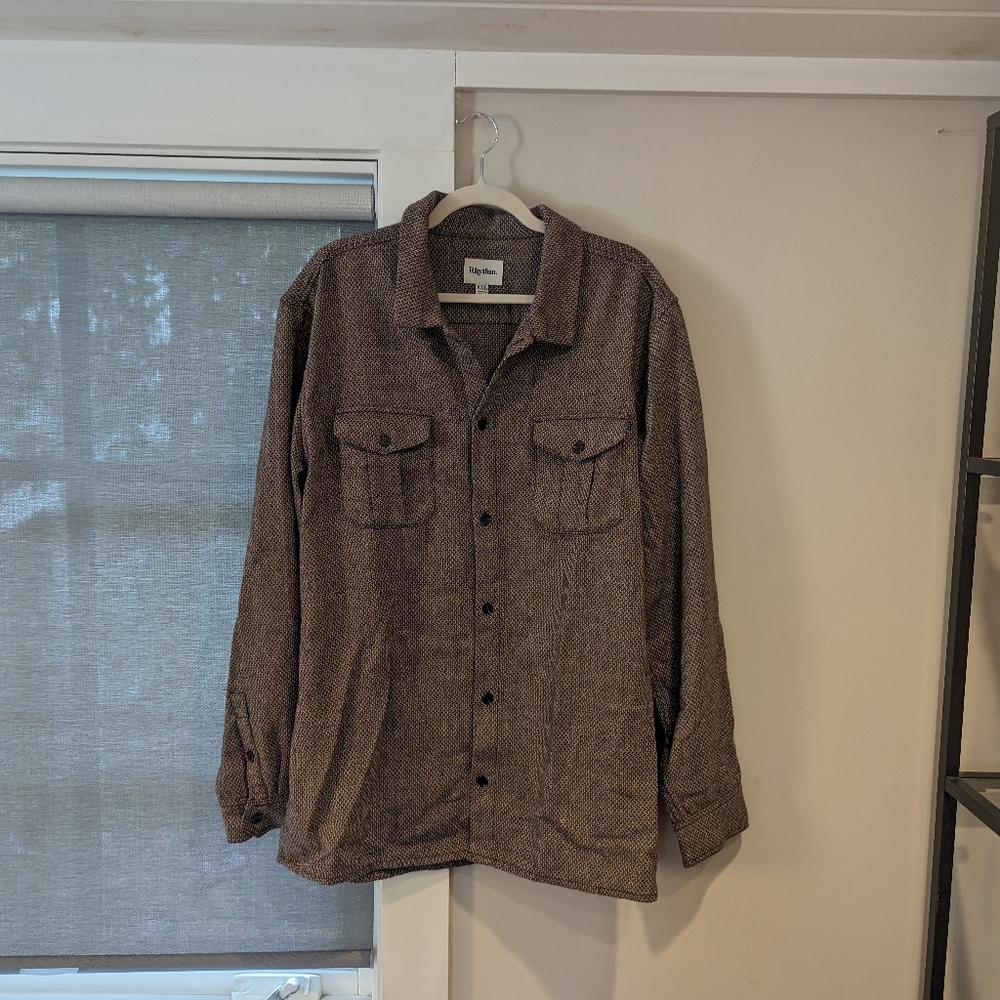 Rhythm wool blend shirt jacket